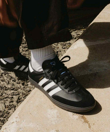 Addidas samba black white women