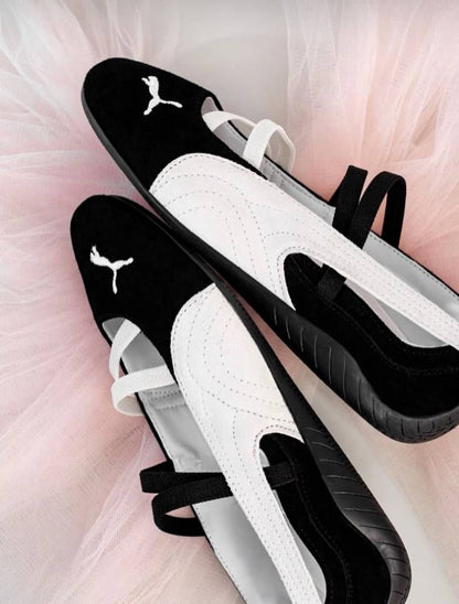 Pummaa Speedcat Ballet Suede Warm White Black