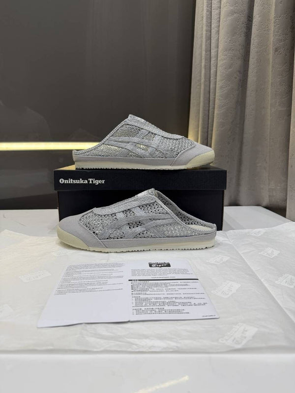 Oniitsukaa tiger Mexico 66 Sabot mules in pure silver 125 fix