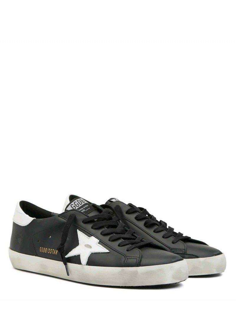 GOLDEN GOOSE SUPERSTAR TRAINER BLACK