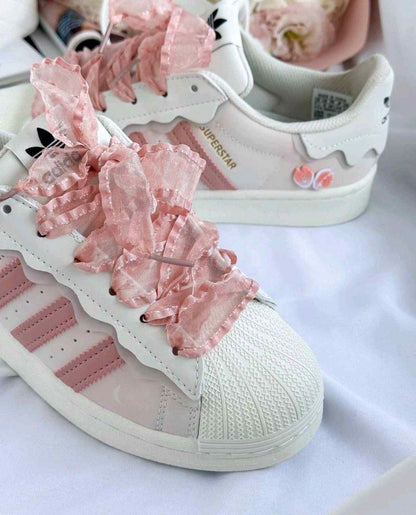 Adidaass Superstar Cappuccino Pink White for her