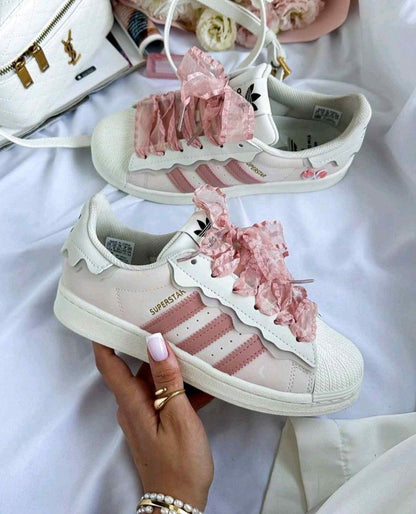 Adidaass Superstar Cappuccino Pink White for her
