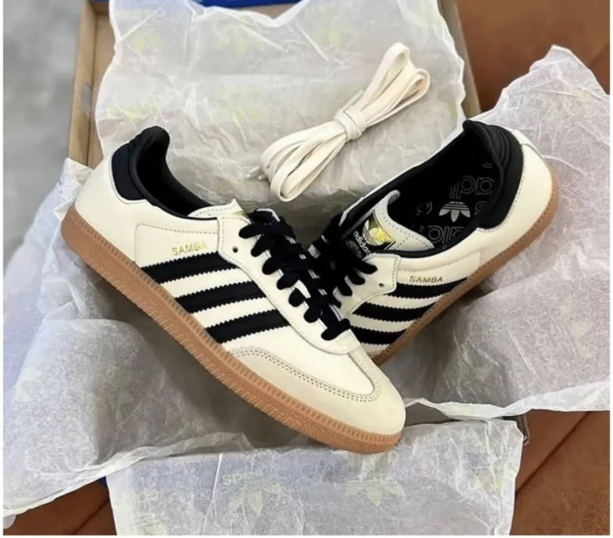 ADDIDAS SAMBA STRATA BEIGE WOMENS FIXX
