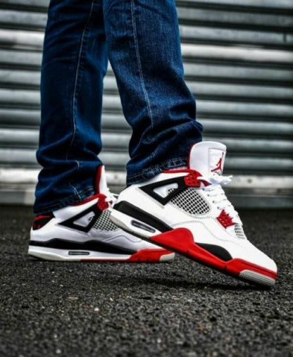 Air Jordan retro 4 fire red semi ua Qwality 163