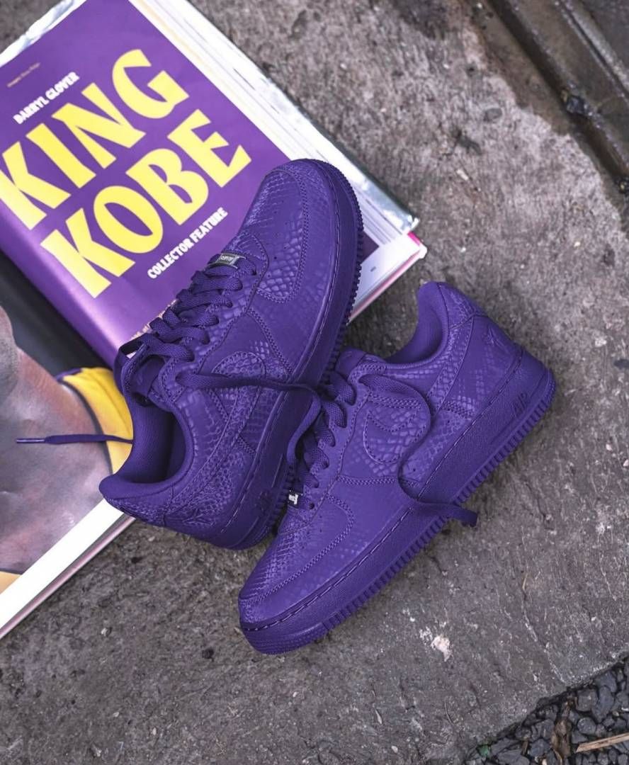 NIKKE AIRFORCE 1 LOW X  KOBE BRYANT COURT PURPLE