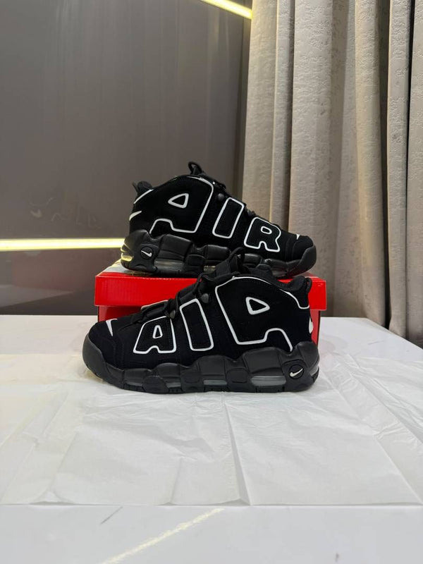 Nikke Air More Uptempo Black Fi x