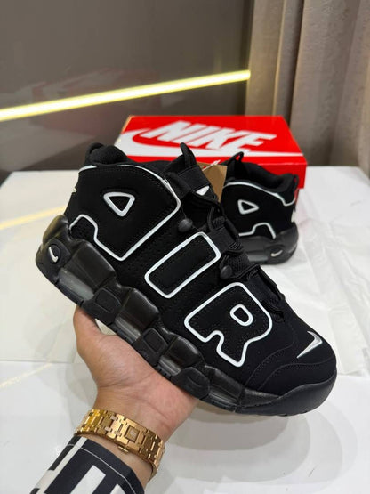 Nikke Air More Uptempo Black Fi x