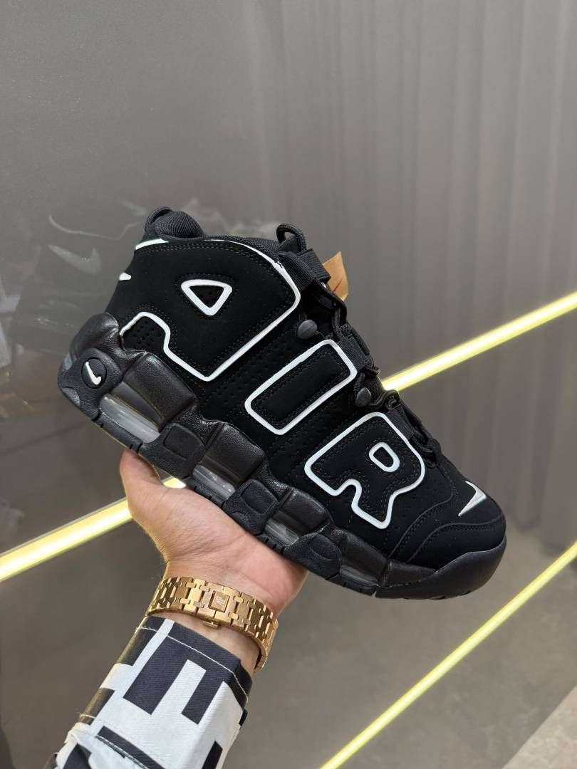 Nikke Air More Uptempo Black Fi x