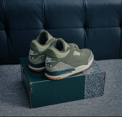 NIKKE AIR JORDAN RETRO 3 MEDIUM OLIVE SALE