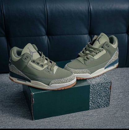 NIKKE AIR JORDAN RETRO 3 MEDIUM OLIVE SALE