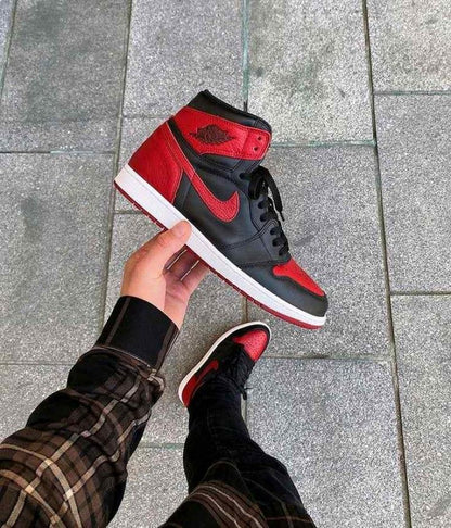 Nikkee Jordan Retro 1 High BANNED BRED SEMI UA