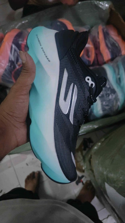 SKECHERSS SKX AERO BURST BLACK GREEN
