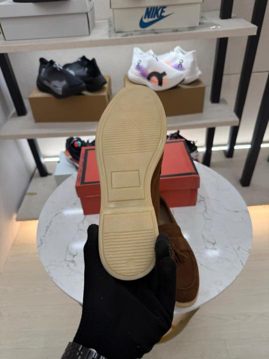 Loro Piana brown Suede Premium Formal Shoes