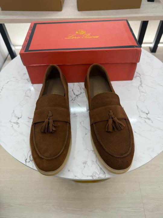 Loro Piana brown Suede Premium Formal Shoes