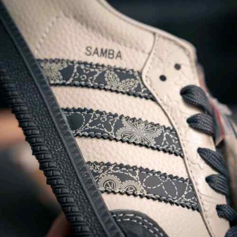 Adiddass Samba X Louiis Vuitton Dark Grey