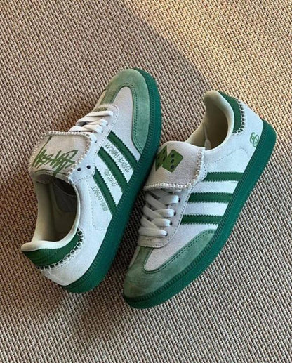 Addidas X Stussy Samba White Green