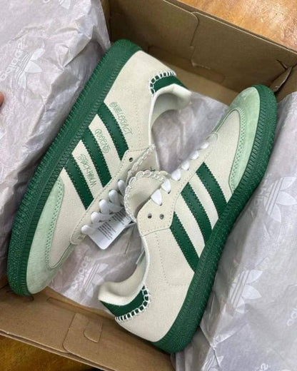 Addidas X Stussy Samba White Green