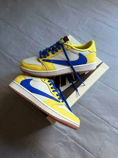 Air Jordan Retro 1 X Travis Scott Canary SEMI ua