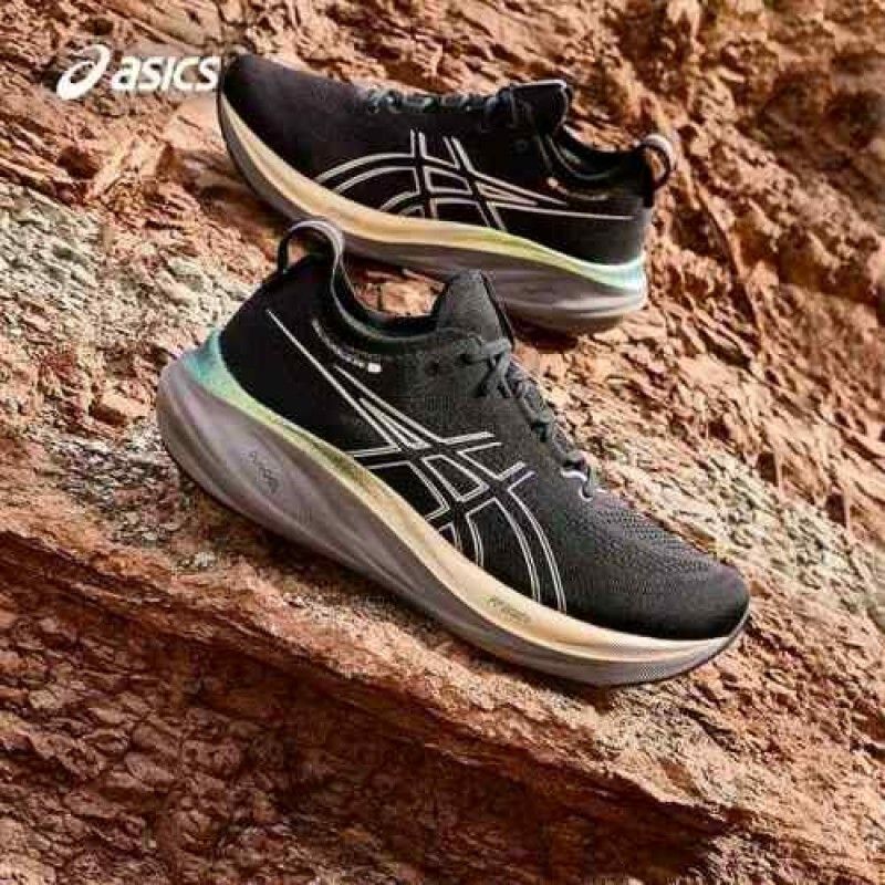 Asiccss Gel-Nimbus 26 Platinum Black Champagne