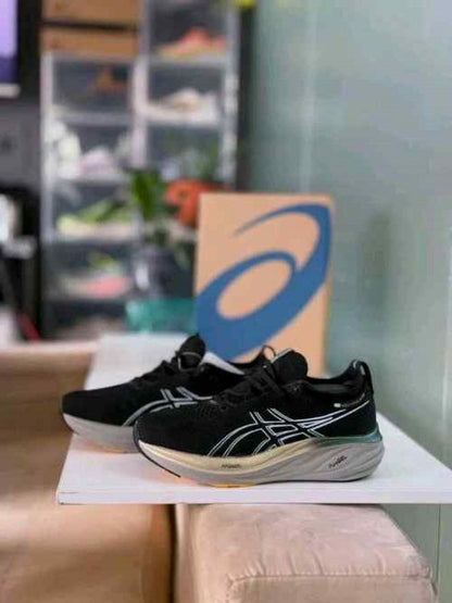 Asiccss Gel-Nimbus 26 Platinum Black Champagne