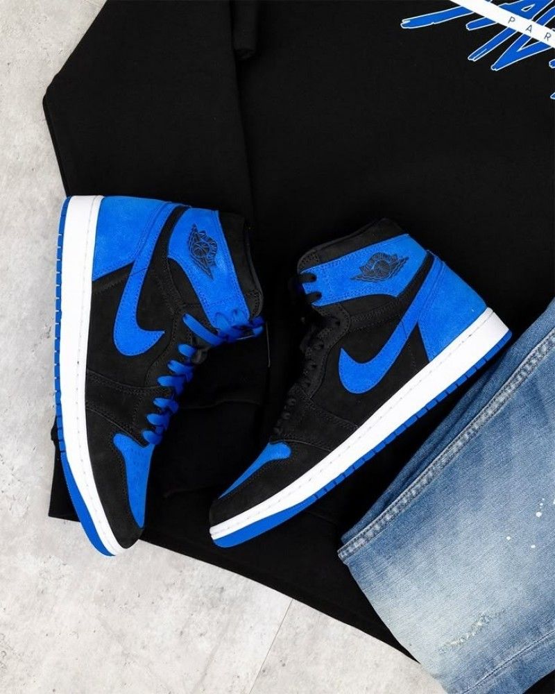 NIKKE  Air Jordan Retro 1 Royal Reimagined Semi ua