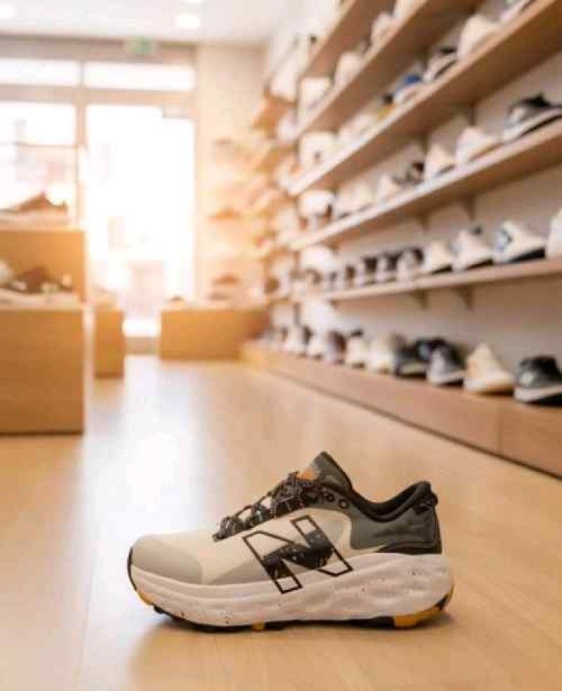 New Balence Fresh Foam X More Trail v2 White Grey