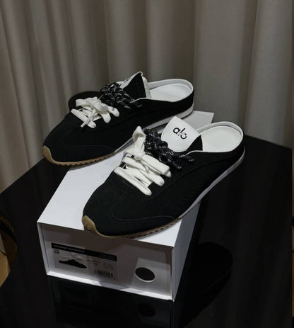 ALO SUNSET MULE SNEAKER BLACK