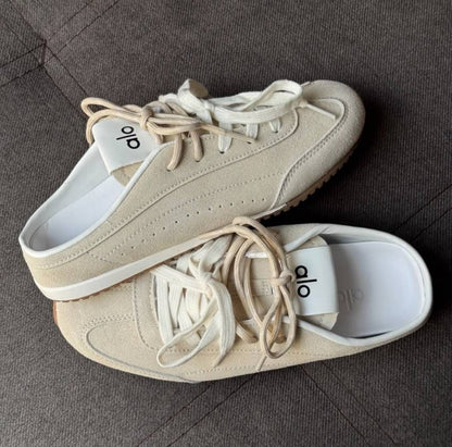 ALO SUNSET MULE SNEAKER SANDSTONE
