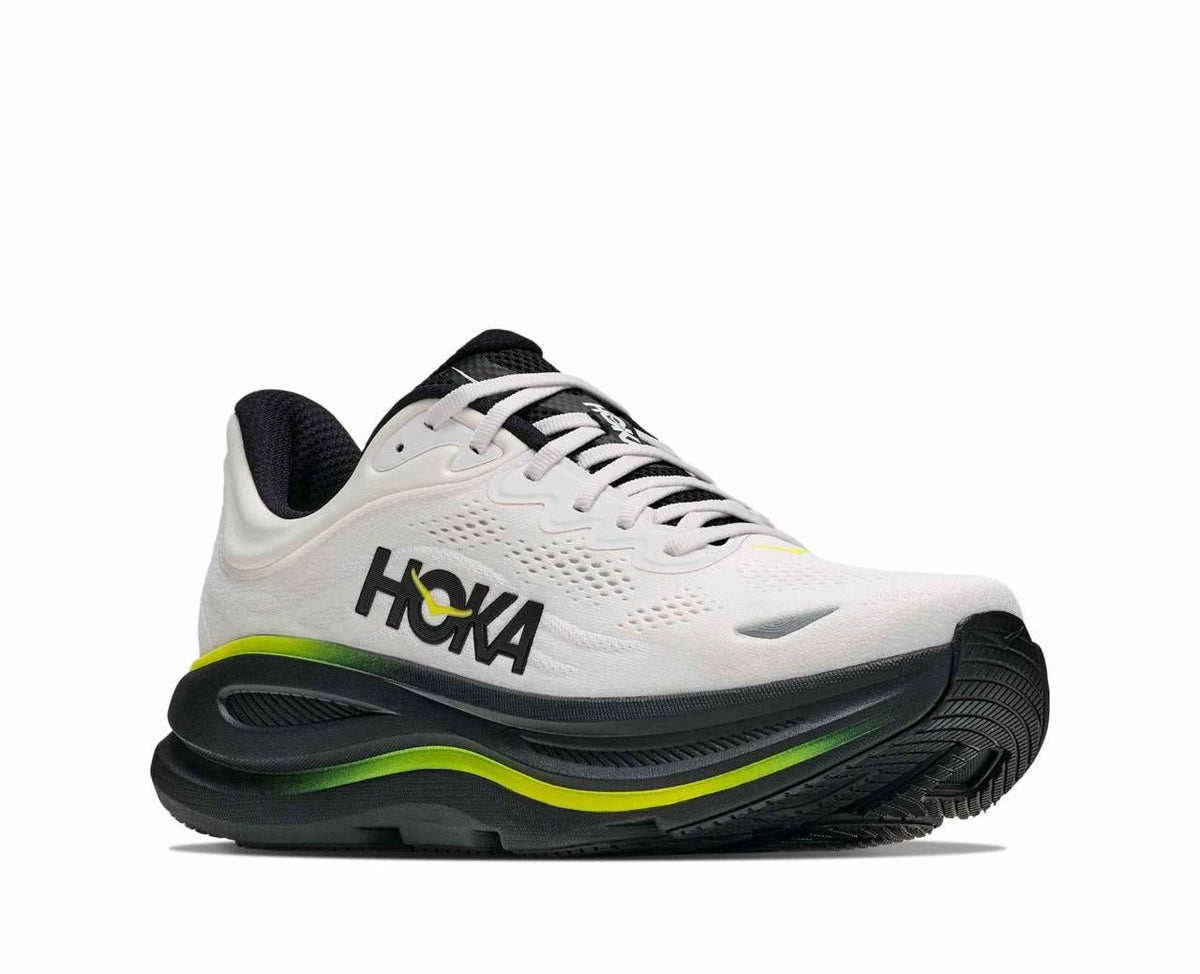 Hoka Bondi 9 White citrus