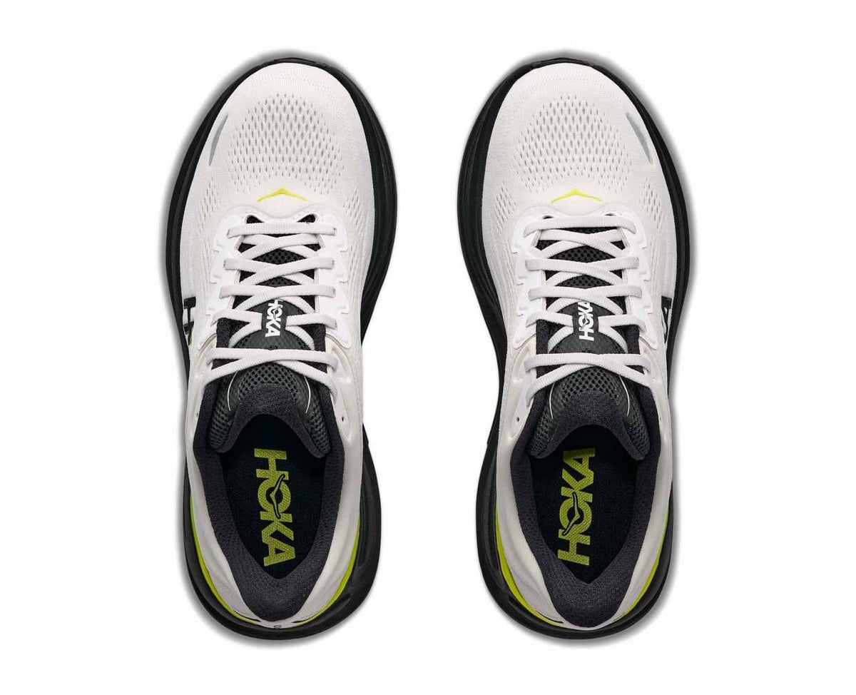 Hoka Bondi 9 White citrus