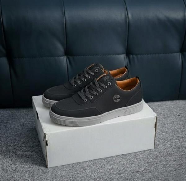 TIMBERLAND LOW BLACK GREY CASUAL SNEAKER WITH SUEDE