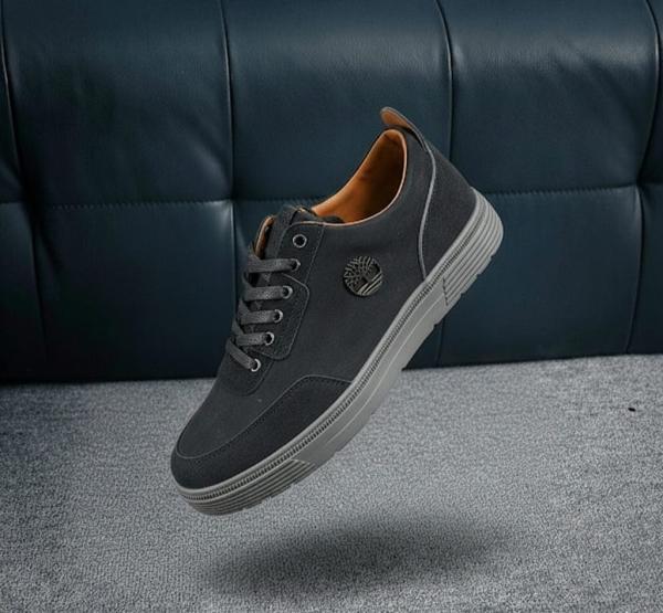 TIMBERLAND LOW BLACK GREY CASUAL SNEAKER WITH SUEDE