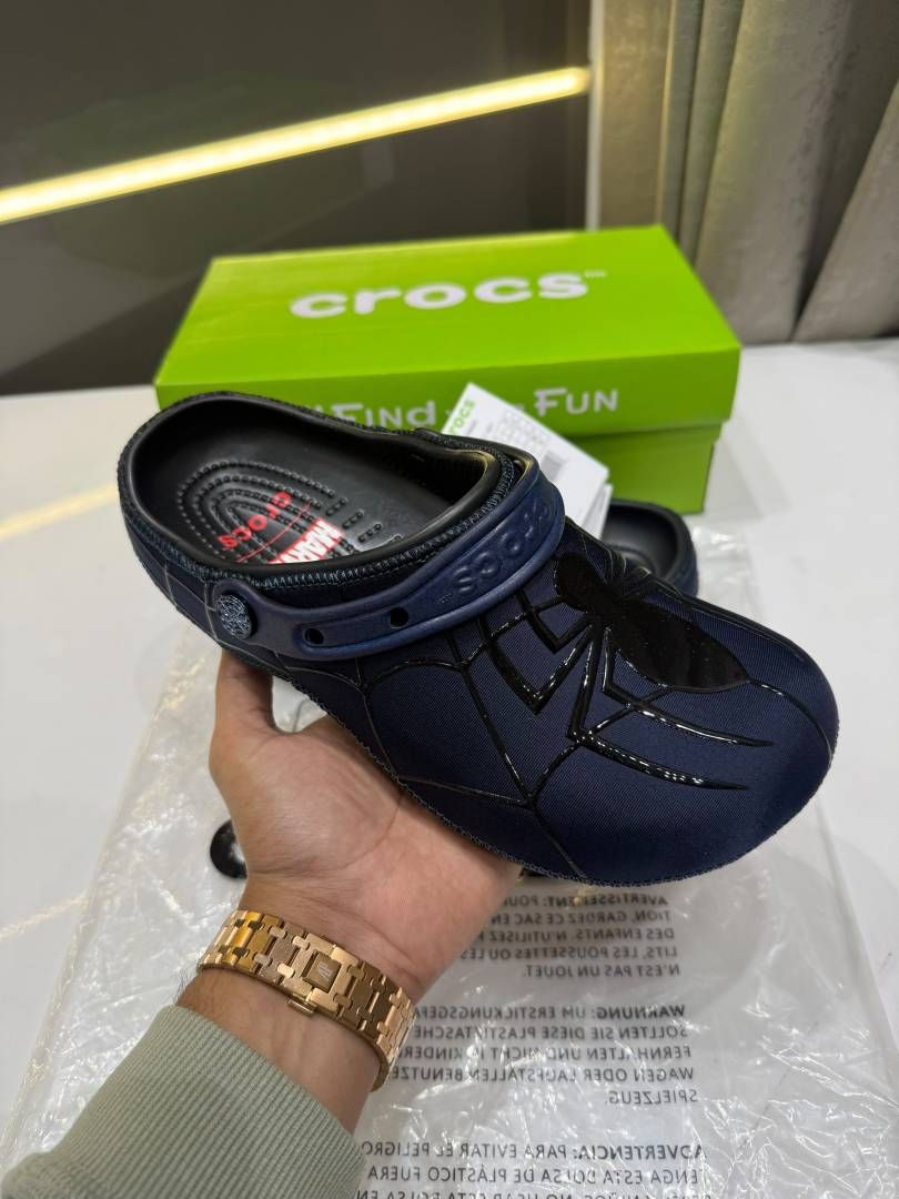 CROCCS X MARVEL blue SPIDERMAN CLOG FIX