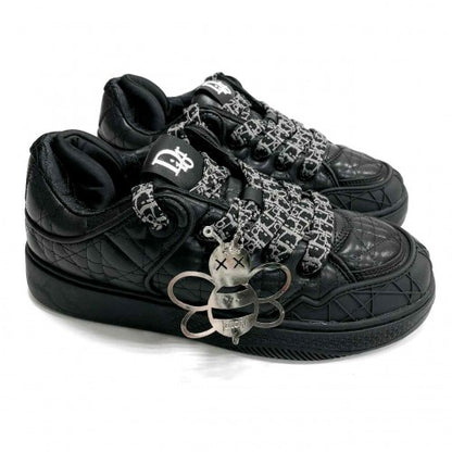 Diorr B9S Skater ERL Black Quilted Cannage Calfskin