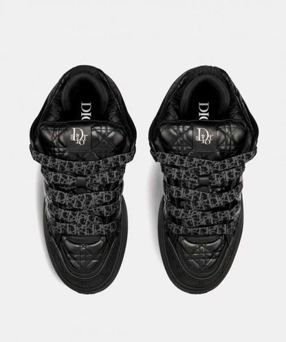 Diorr B9S Skater ERL Black Quilted Cannage Calfskin