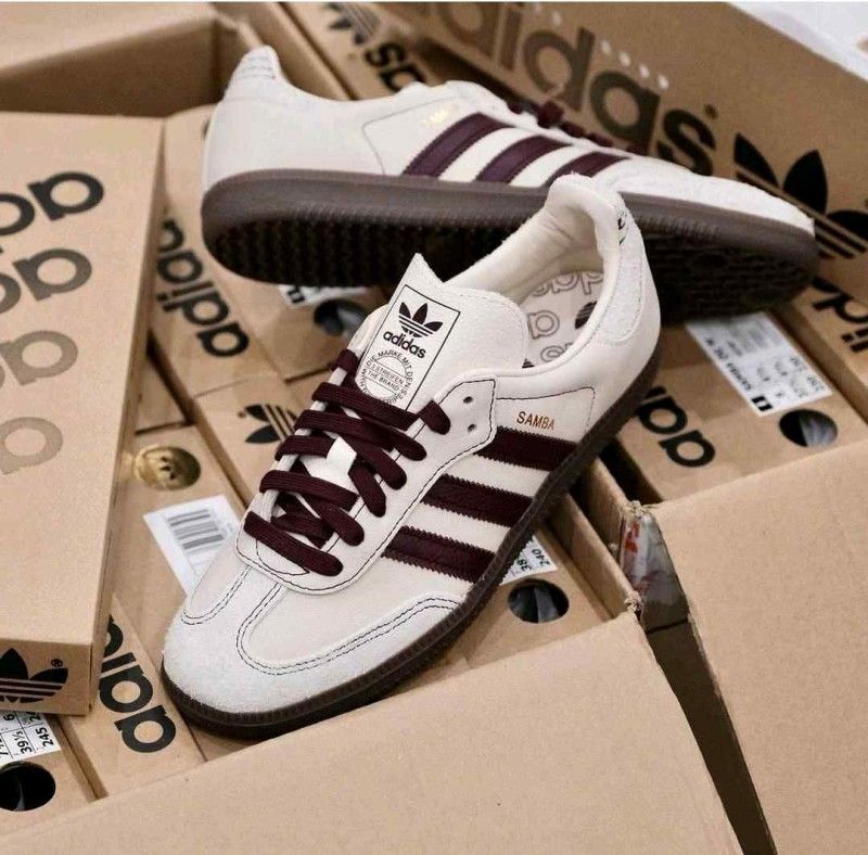 Adidaass Samba OG woMen s Wonder White Maroon for her