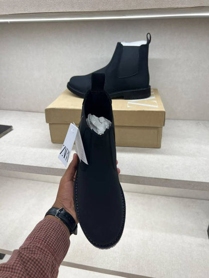 Zarra black chelsea boots