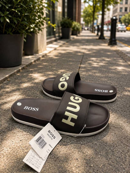 Hugo Bos Brown Flip Flops Sale