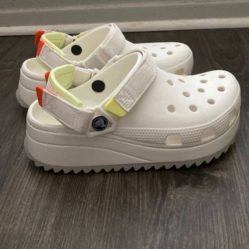 CROCCS HIKER CLOGS WHITE FOR MEN