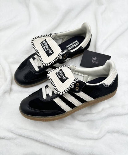 ADIDAAS SAMBA X WALES BONNER PONY TONAL CORE BLACK