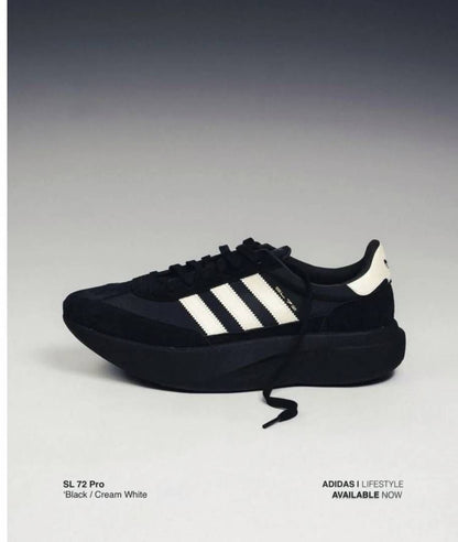 ADIDAAS SL 72 PRO BLACK WHITE