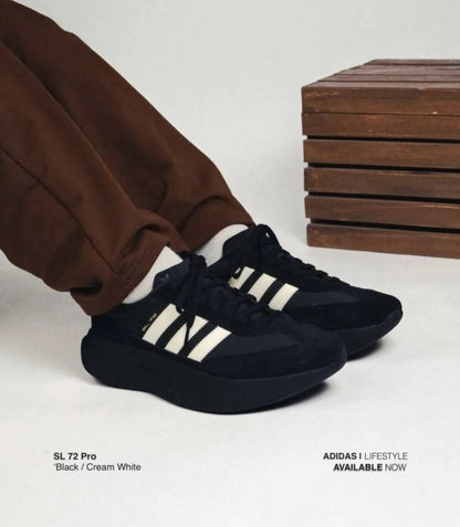 ADIDAAS SL 72 PRO BLACK WHITE