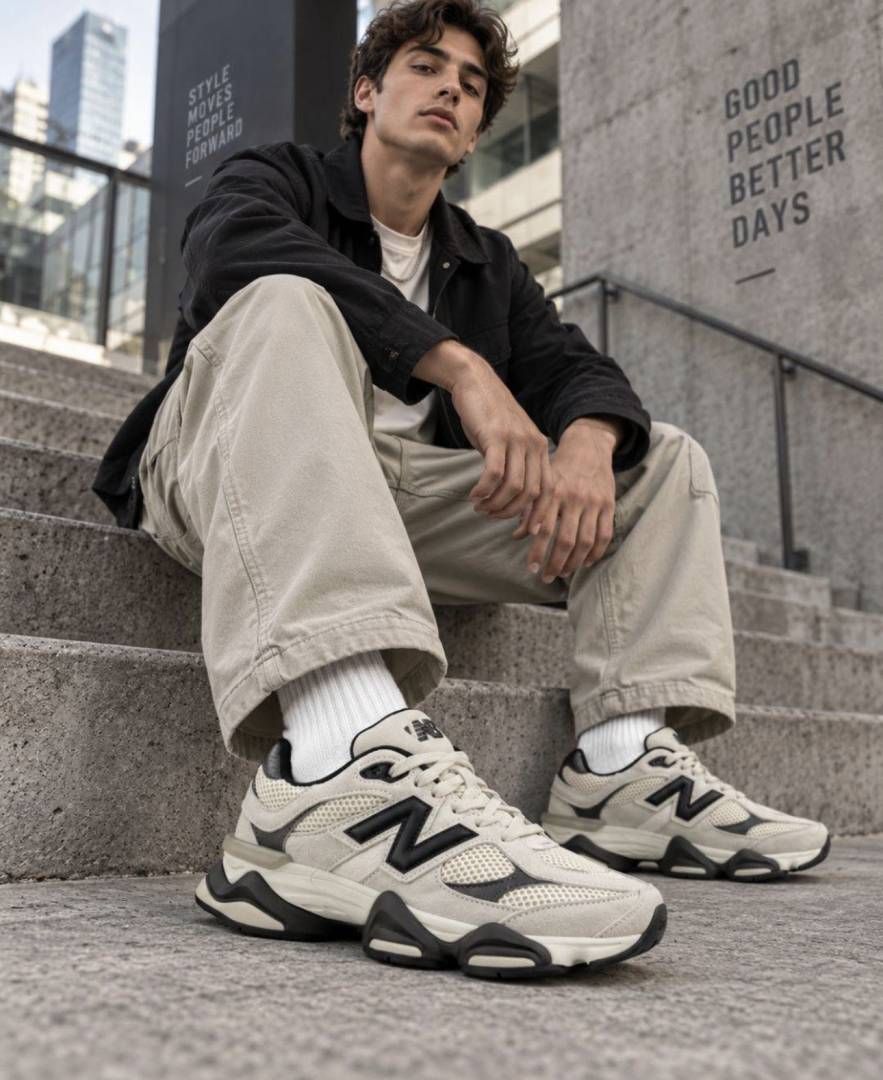 NEW BALANCCE 9060 TIMBERWOLF BLACK CEMENT