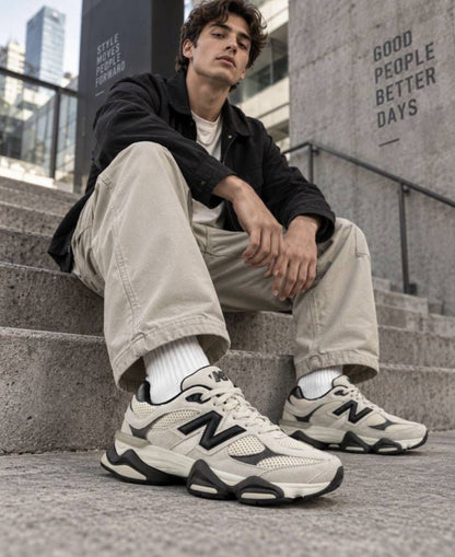 NEW BALANCCE 9060 TIMBERWOLF BLACK CEMENT