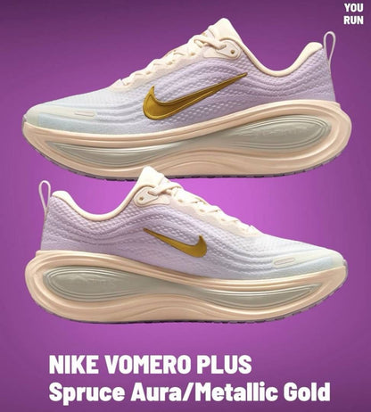 Nikkee Vomero Plus Metalic Gold