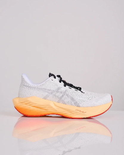 Asic  Novablast 6 White Orange Glow