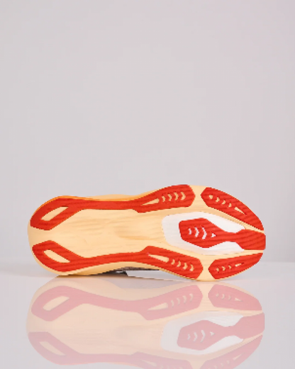 Asic  Novablast 6 White Orange Glow