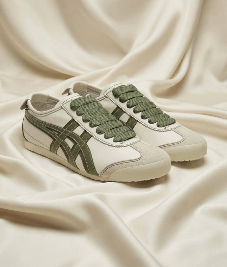 onitsuk tiger mexico 66 Green Cream moss