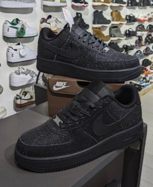 NIK_E AIRFORCE 1 ALL BLACK GLITTER FIX