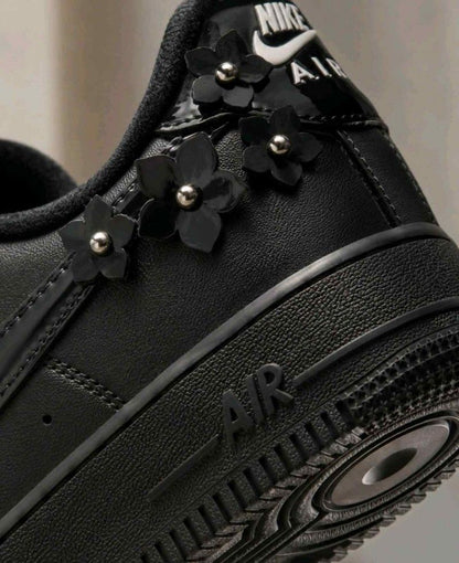 Nikkee Air Force 1  07 Florette Black Off-Noir